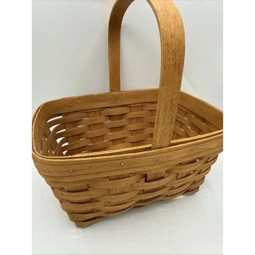Vintage Longaberger Dresden Basket Swing Handle Small 8x10.